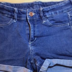 denim shorts